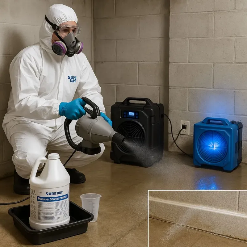 Sanitization and Odor Removal process in Highland, WA